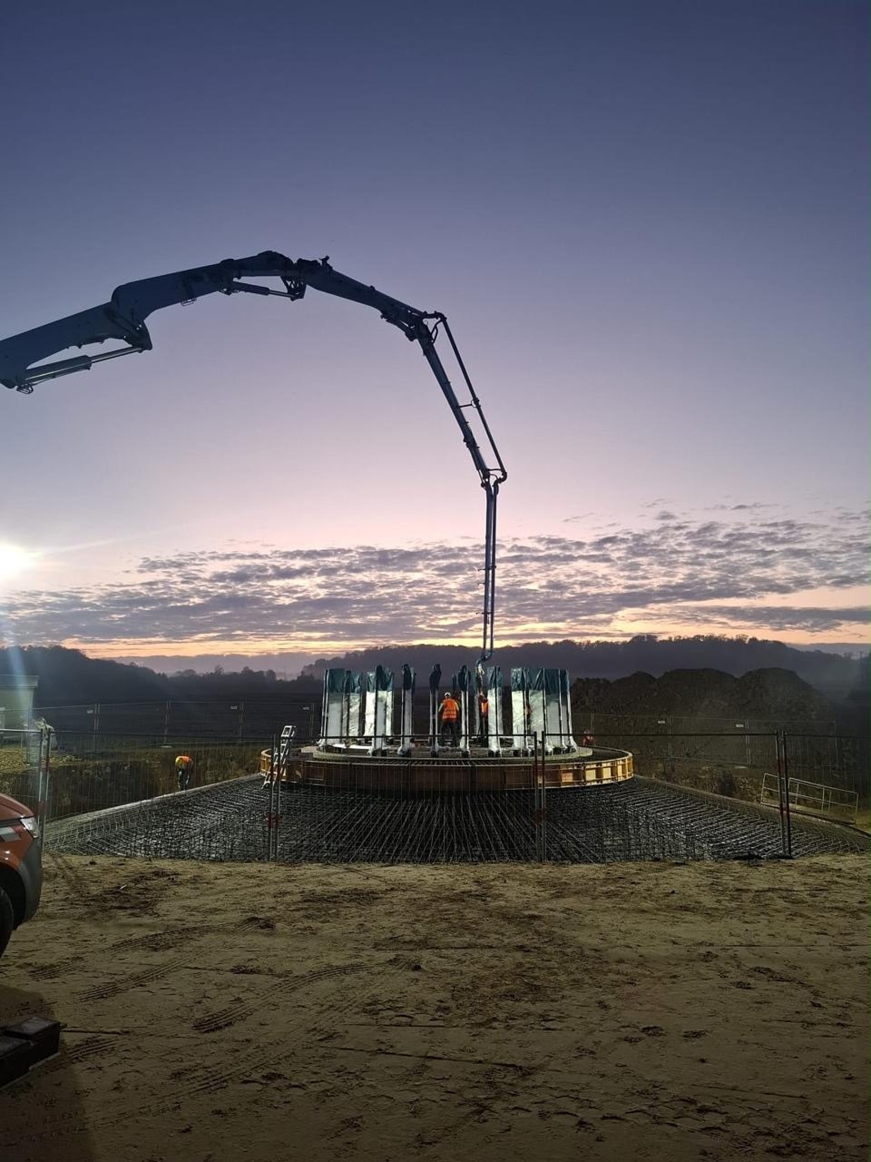 Nieuw windproject in Koerich, Luxemburg