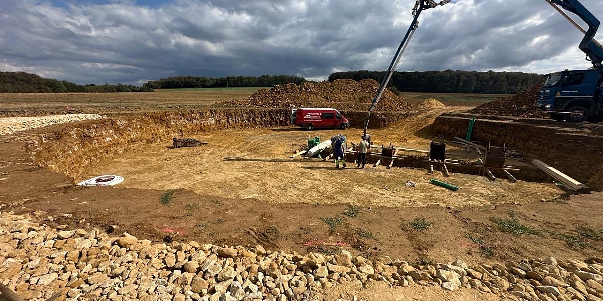 Nieuw windproject in Koerich, Luxemburg